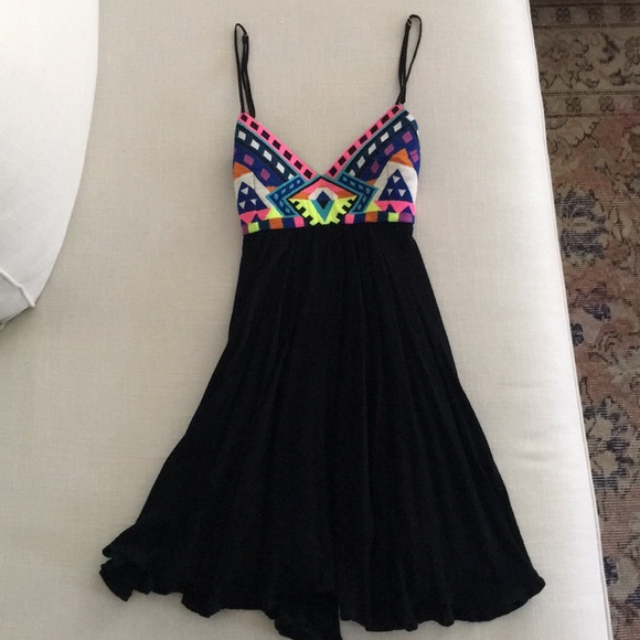 Mara Hoffman Dresses & Skirts - Mara Hoffman Black Embroidered Dress XS